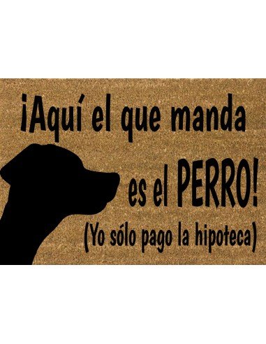 Felpudo Perro Hipoteca