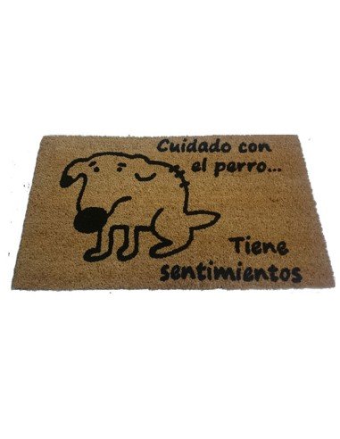 Felpudo Perro Sentimientos